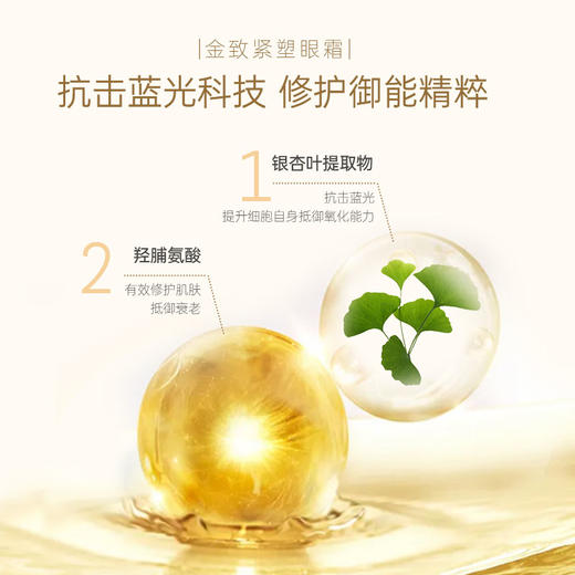 悠莱焕源肌活金致紧塑眼霜15g 商品图3