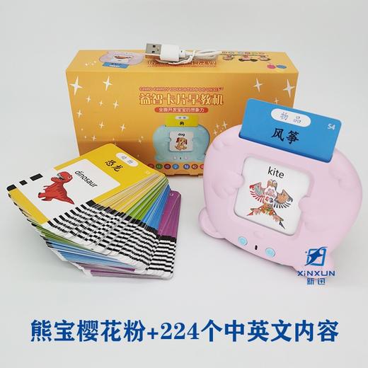 护荣儿童双语早教机益智玩宝宝启蒙学习机充电款带卡片 商品图7