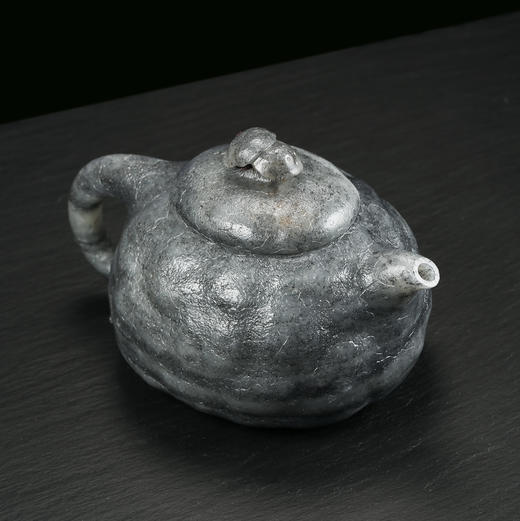 和田玉（青花）玉壶--供春壶（宋鸣放6619）392.76g 商品图3