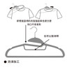 植绒衣架5支装 男士/女士 灰色/粉色 商品缩略图1