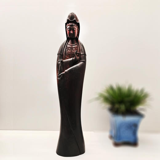 31cm精品观音°小叶紫檀摆件 商品图0