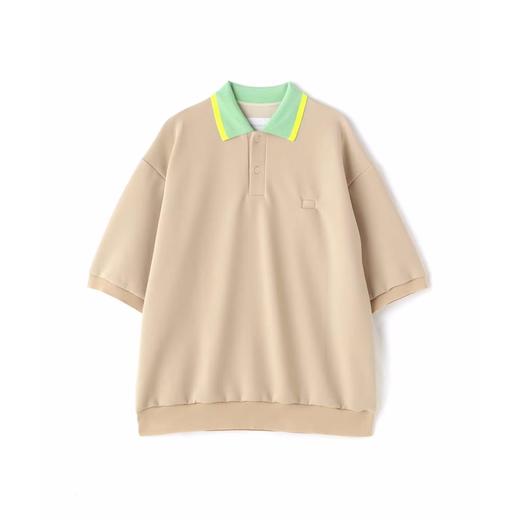 Fumito Ganryu Large polo shirt 拼接领廓形短袖POLO衫 翻领T恤 商品图3