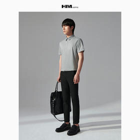 HIM漢崇  舒适斯文正装短袖衬衫男士商务易打理通勤衬衣 2026夏季