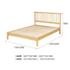 喜梦宝现代简约原木风北欧卧室双人床家用套装组合 温莎系列 商品缩略图3