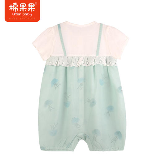 棉果果夏季新品女童女宝假两件对开连体衣M222722223220 商品图3