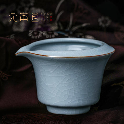 【特惠5折，仅1套，无货退款】元本道儒器冬青汝窑宽心壶套组1壶6杯1海 商品图3