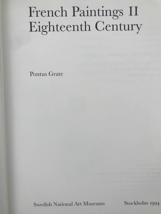 法国绘画图集（卷2，十八世纪） 300余幅插图（24幅彩色） 精装16开 商品图2