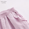 马克珍妮夏装新款 女童花边束脚亚麻休闲裤 女童裤子230991 商品缩略图3