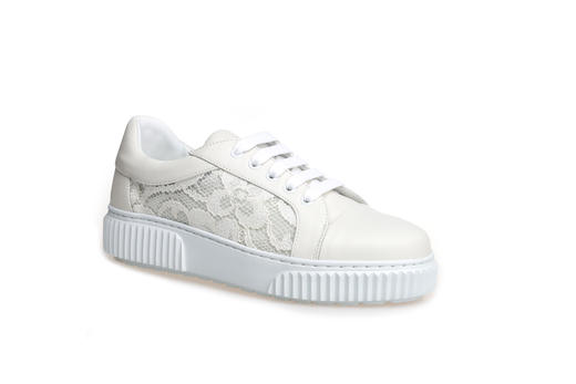 豪麟名鞋奥莱LORIBLU女鞋时尚休闲鞋牛皮革LR3000X白色  原价3960元 商品图0