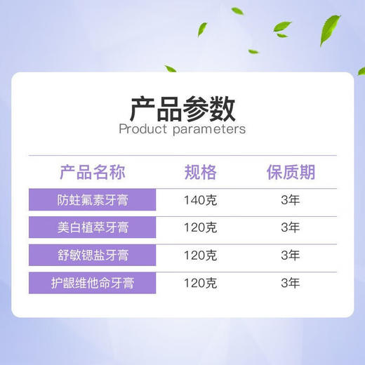 舒客防蛀固齿牙膏3支装 商品图5