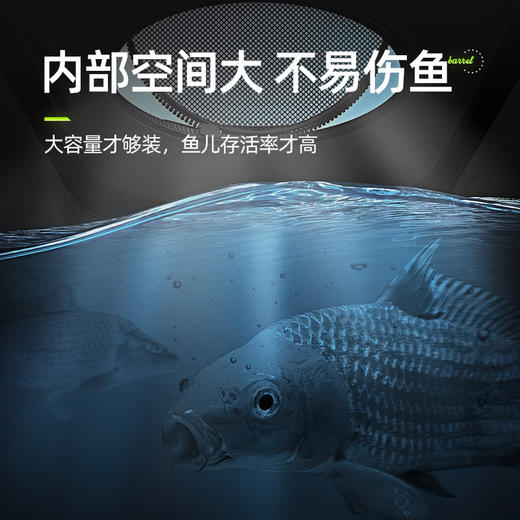 汉鼎活鱼桶装鱼箱钓鱼桶鱼护桶打水桶 商品图4