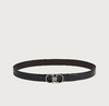 Ferragamo 菲拉格慕 男士银色扣黑色双面可调式GANCIN 真皮腰带 商品缩略图1