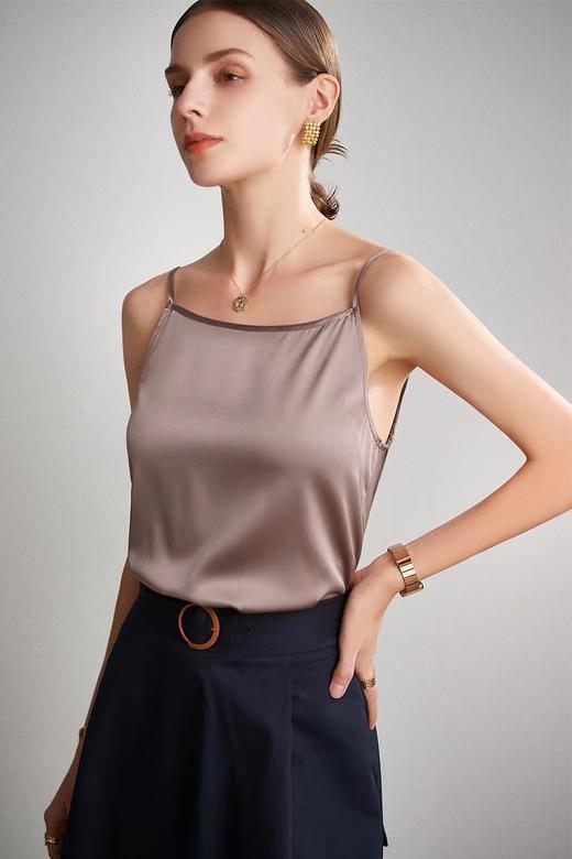 【盏娜】桑蚕丝吊带 内搭外穿都适宜 商品图11