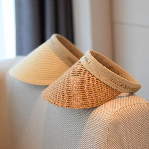 夏季新款，遮阳帽子女夏季空顶沙滩出游编帽太阳帽DX-M2195 商品图1