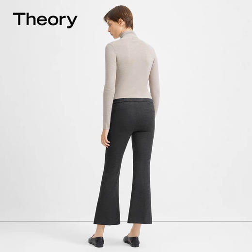 【闭着眼睛来捡漏】T家烟灰色 微喇 开叉女款时装裤 自留还得给婆婆和妈妈都要留的一款好穿显瘦显年轻 舒适无束缚的 时装裤 商品图4