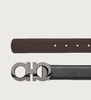 Ferragamo 菲拉格慕 男士银色扣黑色双面可调式GANCIN 真皮腰带 商品缩略图1