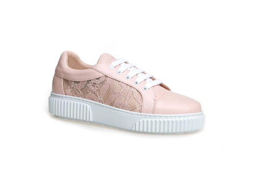 豪麟名鞋奥莱LORIBLU女鞋时尚休闲鞋牛皮革LR3000X粉色  原价3960元 商品图0