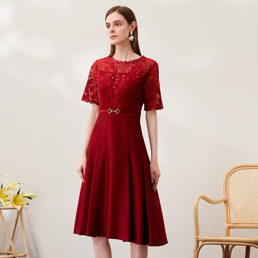 EITIE爱特爱舒适简约修身连衣裙6977606 商品图2