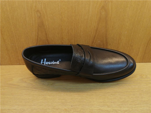 豪行2021年春季新品商务休闲真皮软底男单鞋11159338专柜正品 商品图2