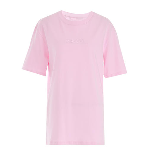 VIMAGE纬漫纪夏季新款宽松简约圆领纯色休闲T恤上衣V1902507 商品图6