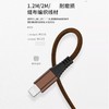 1金属合金缝布编织数据线1.2米6A快充适用于苹果乐视安卓type-c/v 商品缩略图2