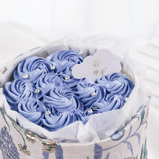 烤爱·生日蛋糕系列·花束蛋糕·动物奶油·粉色蓝色聚会生日节日【仅限深圳同城配送】 商品图7