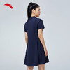 【M/L/XL断码】安踏运动半身裙女士裙子2023年夏季收腰短袖Polo领连衣裙162327206 商品缩略图6