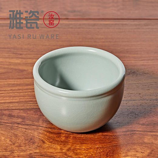 汝窑平安缸茶洗 水洗 商品图4