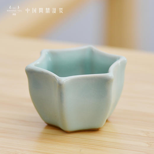 问鼎汝瓷鼎峰系列天青老款六星杯 商品图0