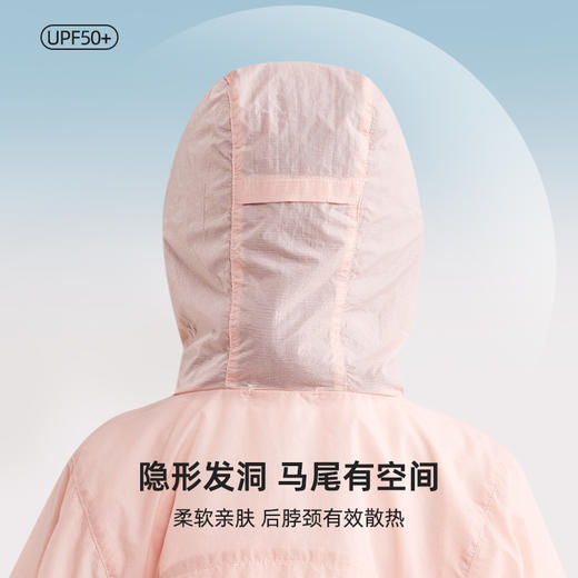 fx-咕噜日记【轻薄散热不捂汗 UPF50+】百搭纯色防晒服PXW2306 商品图4