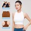 【路路精选】运动内衣一体杯固定前拉链防震高强度瑜伽背心速干女带胸垫瑜伽服 商品缩略图1