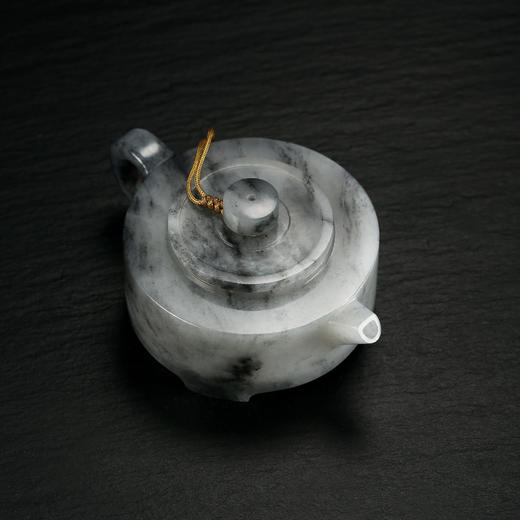 和田玉（青花）玉壶--周盘壶（宋鸣放6646）102.18g 商品图7