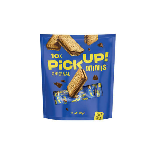 德国进口百乐顺巧克力夹心饼干pickup独立小包装106g 商品图0