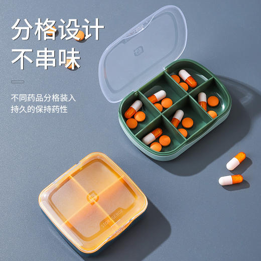 【好物推荐】便携式药盒分装密封药丸盒 商品图2