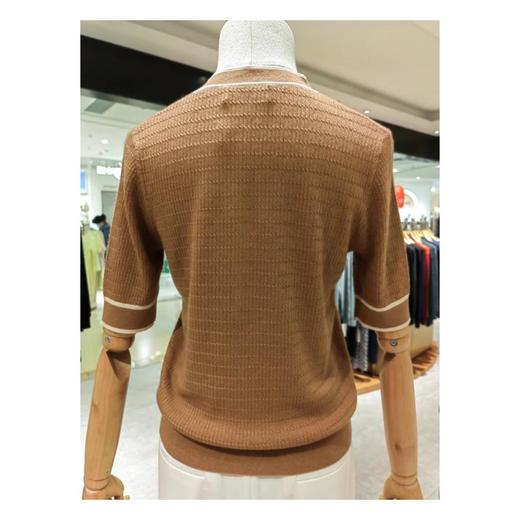 3楼珍贝丝绒V领女中袖 商品图1