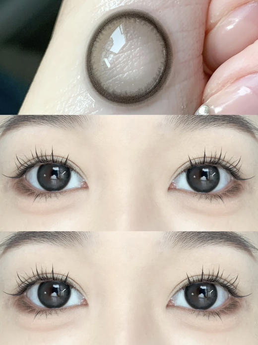 Hypercon·年抛 狗狗眼花纹 小鹿棕/小鹿灰 经典的圆环设计超百搭；14.2mm/备注双眼度数 商品图4