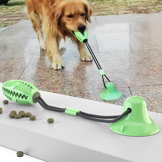 【宠物用品】玉米吸盘牙刷磨牙棒狗玩具球 商品图0
