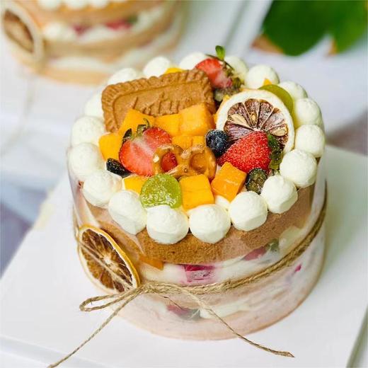 鲜果裸蛋糕（款式根据当季水果搭配，介意慎拍！) 商品图0