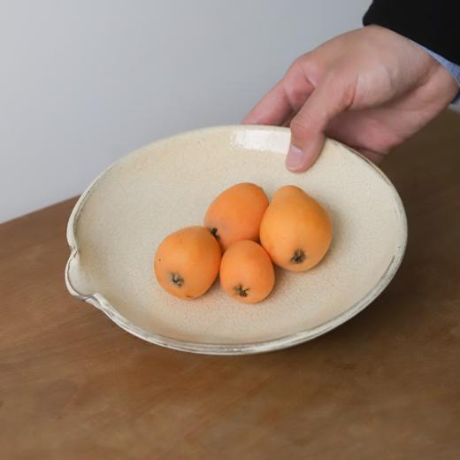 中国 钟友健  陶器 圆盘 高足盘 豆皿 壶承 开片纹 商品图4