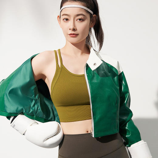 【路路精选】假两件防震美背瑜伽背心女夏季健身户外运动上衣健身瑜伽服 商品图1
