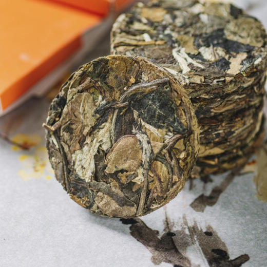 菜头商城有机古树白茶 （小饼装）喜上眉梢 70g(7g/饼×10饼） 商品图6