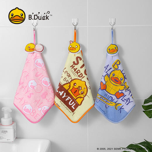 B.Duck小黄鸭擦手巾吸水可爱两条 商品图3