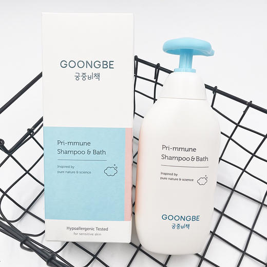 韩国Goongbe宫中秘策 婴幼儿洗发沐浴二合一350ML(新版） 商品图0