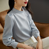 LX2023早春秋新款衬衣雪纺打底衫欧货上衣时尚洋气衬衣女 商品缩略图1
