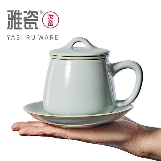 汝窑石瓢杯  办公杯 商品图3