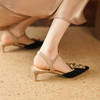 法式小香风，一字带包头凉鞋LCC-C9103 商品缩略图4