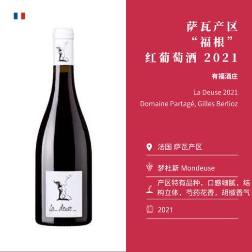 有福酒庄“福根”红葡萄酒 2021 Domaine partagé La Deuse 2021 商品图1