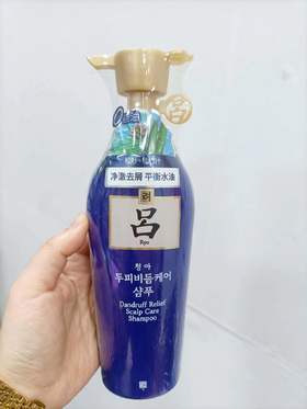 吕字洗发水净澈去屑平衡水油（蓝色）400ml    8806390531795