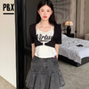P&X设计师女装2023夏季新款 针织短款T恤 823202889B 商品缩略图1