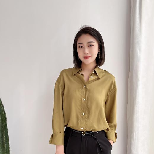 轻薄爽滑长袖通勤衬衣 商品图2